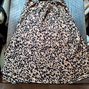 Leopard Print Skirt